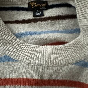 Large (10-12) boys Jcrew Cashmere sweater. Like new! Only worn once